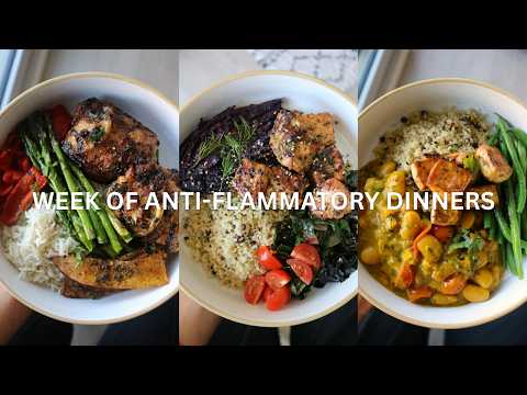 Week of Anti-Inflammatory Dinners | Nourishing Balanced Recipes