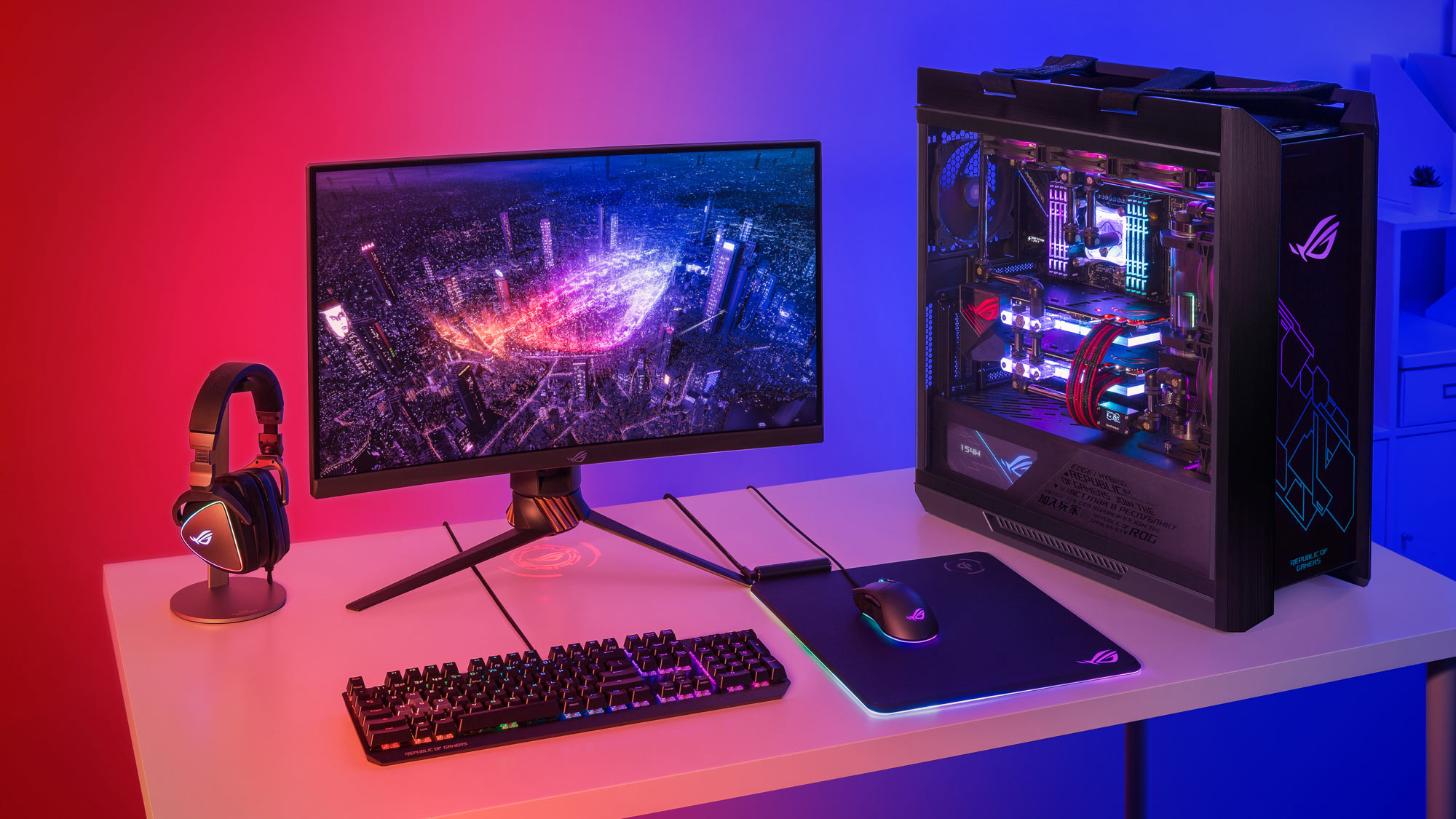 Gaming PC Setup Complete