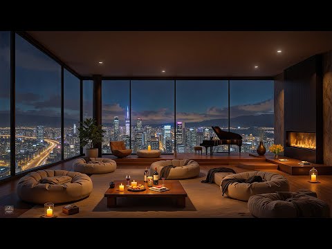 Luxury Apartment Ambience – Gentle Jazz Piano Music – Delicate Jazz  for Evening Calm, Stress Relief