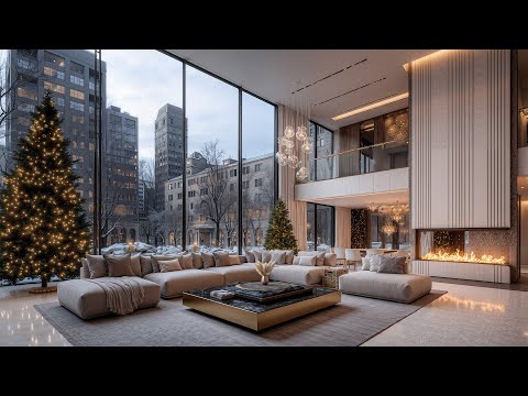 Soothing Jazz And Vintage European Winter Apartment Atmosphere – Winter Jazz & Christmas Atmosphere