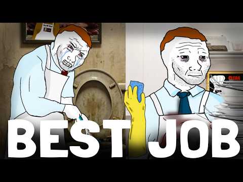 WOJAK DOOMER FROM HIGH-PAY JOB TO CLEANING TOILETS