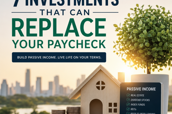 7 Investments That Can Replace Your Paycheck: Build Wealth While You Sleep