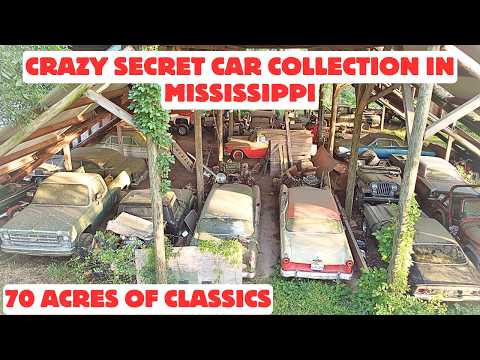 70 ACRES FULL OF CARS! We Found a Massive Car Hoard in Mississippi!