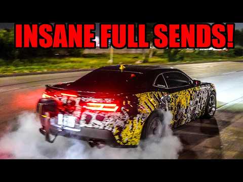 FASTEST CARS IN TEXAS GO INSANE LEAVING CAR MEET! (FULL SENDS, BURNOUTS, DRIFTS, and MORE!)