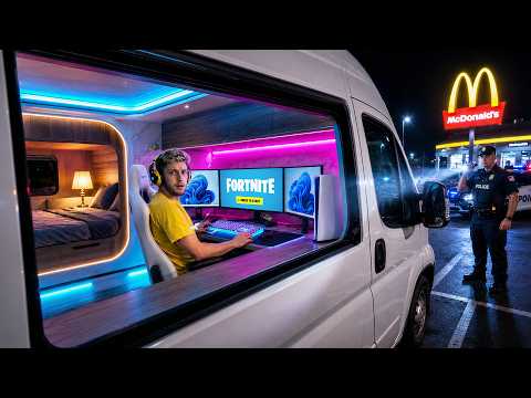 I Built a Stealth Gaming Camper Van