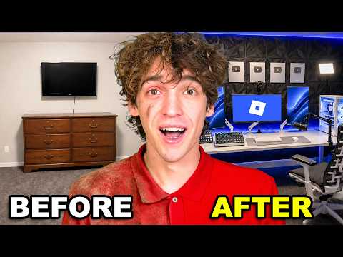 I Built My Ultimate DREAM Gaming Room!!