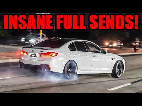 INSANE MODIFIED CARS GO CRAZY LEAVING CAR MEET! (Drifts, Pulls, FULL SENDS!)