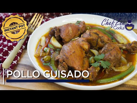 Instant Pot Pollo Guisado | Stew Chicken Recipe | Dominican Recipes | Chef Zee Cooks