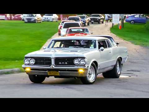 Muscle Cars & Classic Cars Leaving a Car Show! | Damascus Shriners Cruise Night 7/31/26
