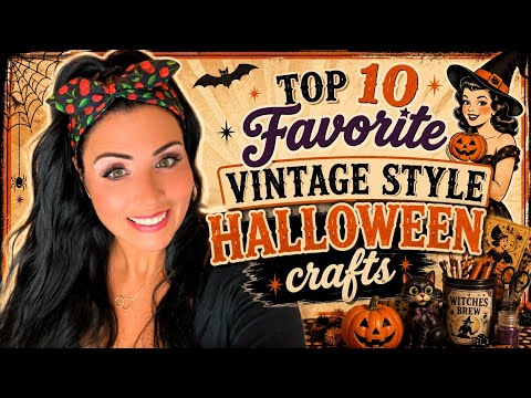 TOP 10 vintage style HALLOWEEN DIYs & crafts 🎃