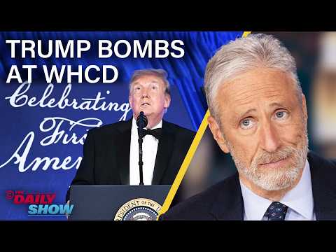 Trump Bombs at White House Correspondents' Dinner & Jon Stewart Offers Comedy Tips | The Daily Show