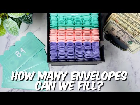 100 ENVELOPE SAVINGS CHALLENGE BOX | CASH STUFFING | CASH ENVELOPE | MONEY COUNT | SMALL BUSINESS