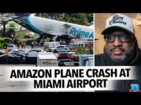 "2 Pilots, and 3 Other People Are Hospitalized…" Amazon Cargo Plane Crash At Miami-Dade Airport 😳