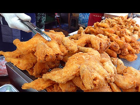 2,000kg sold per day?! Fantastic Street Chicken Master Compilation – Korean street food