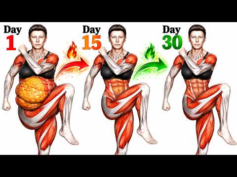 30-Min STANDING Abs Routine to Burn LOWER BELLY FAT | Easy Home Workout for Women