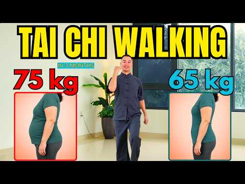 30-Min Tai Chi Walking for Weight Loss 🔥 Burn Belly Fat, Improve Posture & Balance