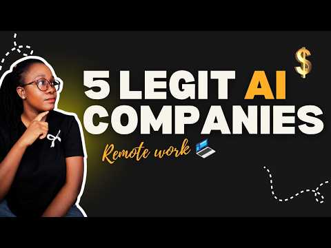 5 Legit AI Companies That Pay Remote Workers(Proof of Payment)