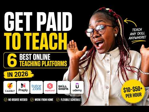 6 Best Online Teaching Platforms That Pay You to Teach from Home (2026) #teachingonline #remotework