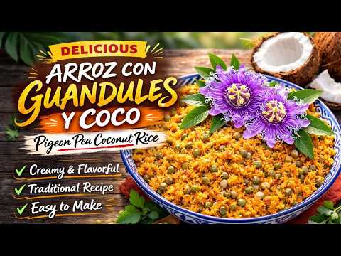 Arroz Con Guandules | Dominican Rice and Pigeon Peas