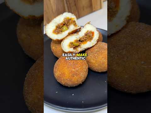 Authentic Cuban Papas Rellenas 🥔🇨🇺 recipe (description) ↗️ #papas #picadillo #groundbeef #cuban