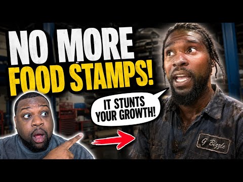 Black Mechanic QUITS Food Stamps: "It Stunts Your Growth!"