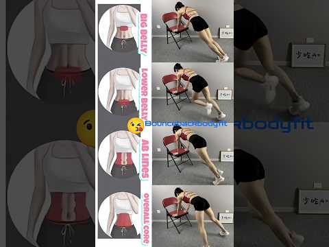 Burn 🔥 Belly Fat With a Chair | No Floor, No Equipment! #shorts