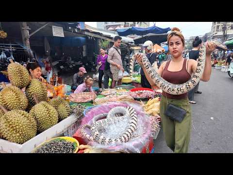 Cambodia Street Food 2026 🇰🇭 Ultimate Market Tour at Toul Tom Poung Phnom Penh