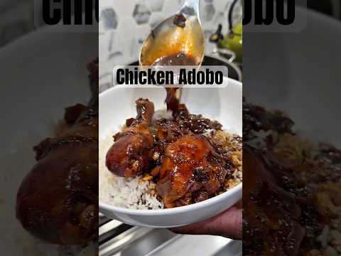 Chicken Adobo is a weekly meal in my house! #chickenadobo #easyrecipe #onestopchop
