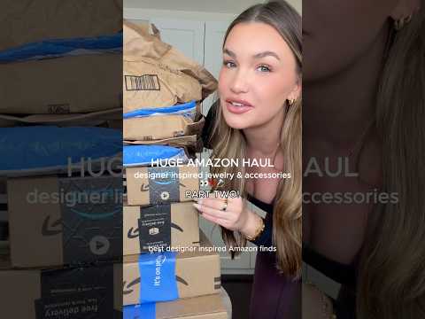Designer inspired finds haul part 2! #designerinspired #amazonhaul #jewelryhaul #amazonfinds