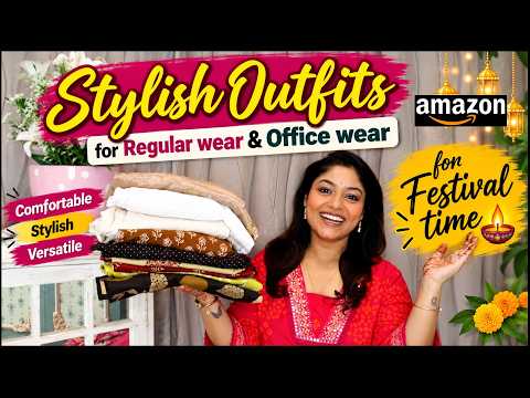Diwali and Navratri Special | Don't Miss This Trendy Amazon Haul | Affordable outfits with Vaishali