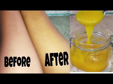 DIY Turmeric Sugar Glow Body And face Scrub for perfect glowing skin