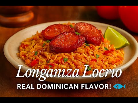 Dominican Longaniza Locrio | Traditional Sausage Rice Recipe 🇩🇴