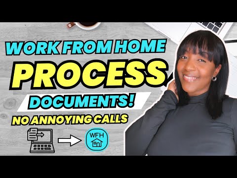 🙌🏾 No ANNOYING Calls! Process & Review Documents | Work From Home Jobs 2026