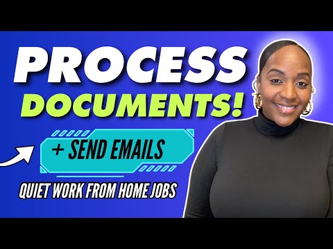 🙌🏾 QUIET Work! Process Documents & Send Emails | Work From Home Jobs 2026