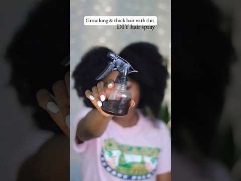 Grow long and thick Natural hair with this DIY hair spray! || CLOVES WATER || 4C hair
