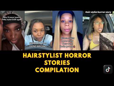 HAIRSTYLIST HORROR STORIES COMPILATION #tiktok #storytime #tiktokstorytime