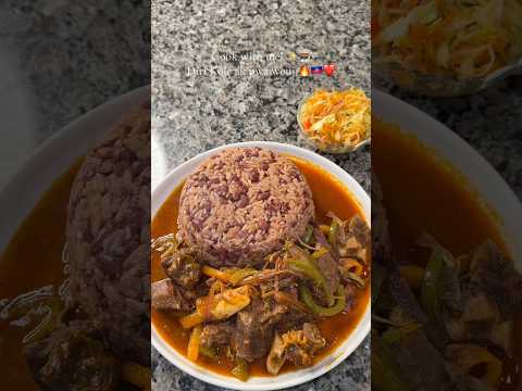 Haitian rice has all the flavors 🔥🇭🇹❤️ #haitianfood #rice #beans #easyrecipe #foryourpage