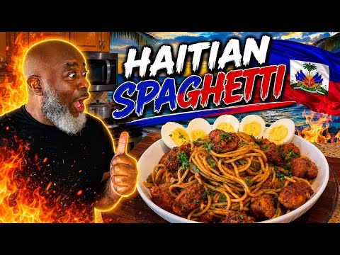 Haitian SPAGHETTI??! Deddy Makes His FIRST Haitian Meal! (CRAZY DELICIOUS!!) |Deddy's Kitchen