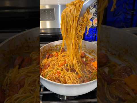 Haitian Spaghetti Recipe! 🔥🇭🇹❤️ #haitianfood #easyrecipe #foryourpage #explorepage #shortsfeed