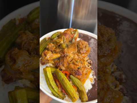 Haitian Stewed Chicken! 🔥 #haitianfood #easyrecipe #homemade #foryoupage #explorepage #fypシ゚viral