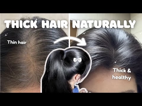 How to get THICK, LONG hair naturally 🤫🎀 || 0$