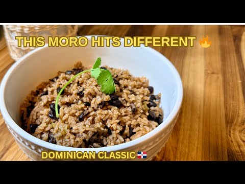 How to Make Moro de Habichuela Negra | Dominican Black Bean Rice 🇩🇴