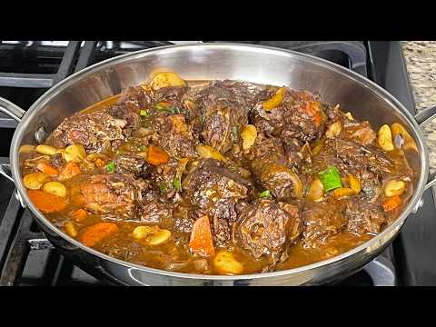 Jamaican Brown Stew Turkey Neck 🇯🇲 | Real Island Flavor and Tender Goodness!
