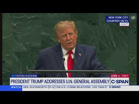 President Trump FULL REMARKS at U.N. General Assembly