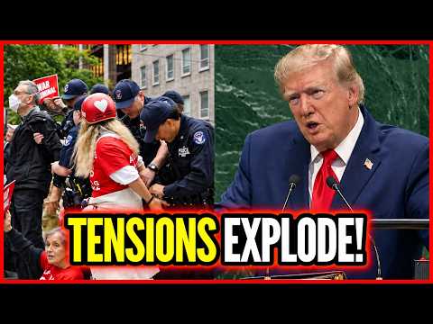 Protestors Arrested as Trump UNLEASHED at UN as Iran's Plan Backfires