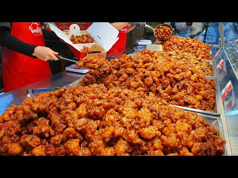Sweet & Spicy! Korean Fried Chicken | Dakgangjeong – Korean Food [ASMR]