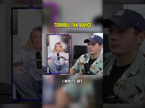TERRIBLE TAX ADVICE