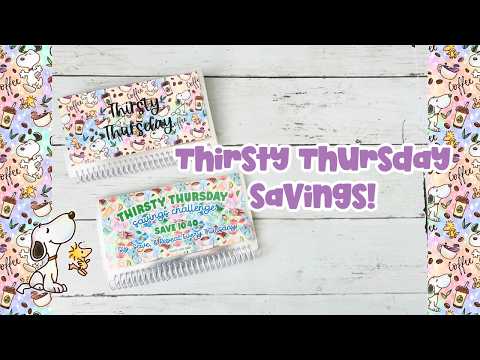Thirsty Thursday Savings Challenges! Making Budgeting & Saving Money FUN!