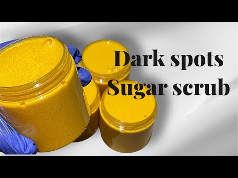 Turmeric Honey Dark Scars Scrub || Sugar Scrub