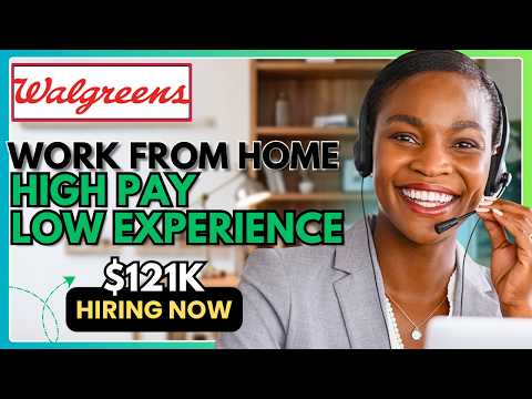 Walgreens Is Hiring! + 4 More NO DEGREE Work From Home Jobs 2026